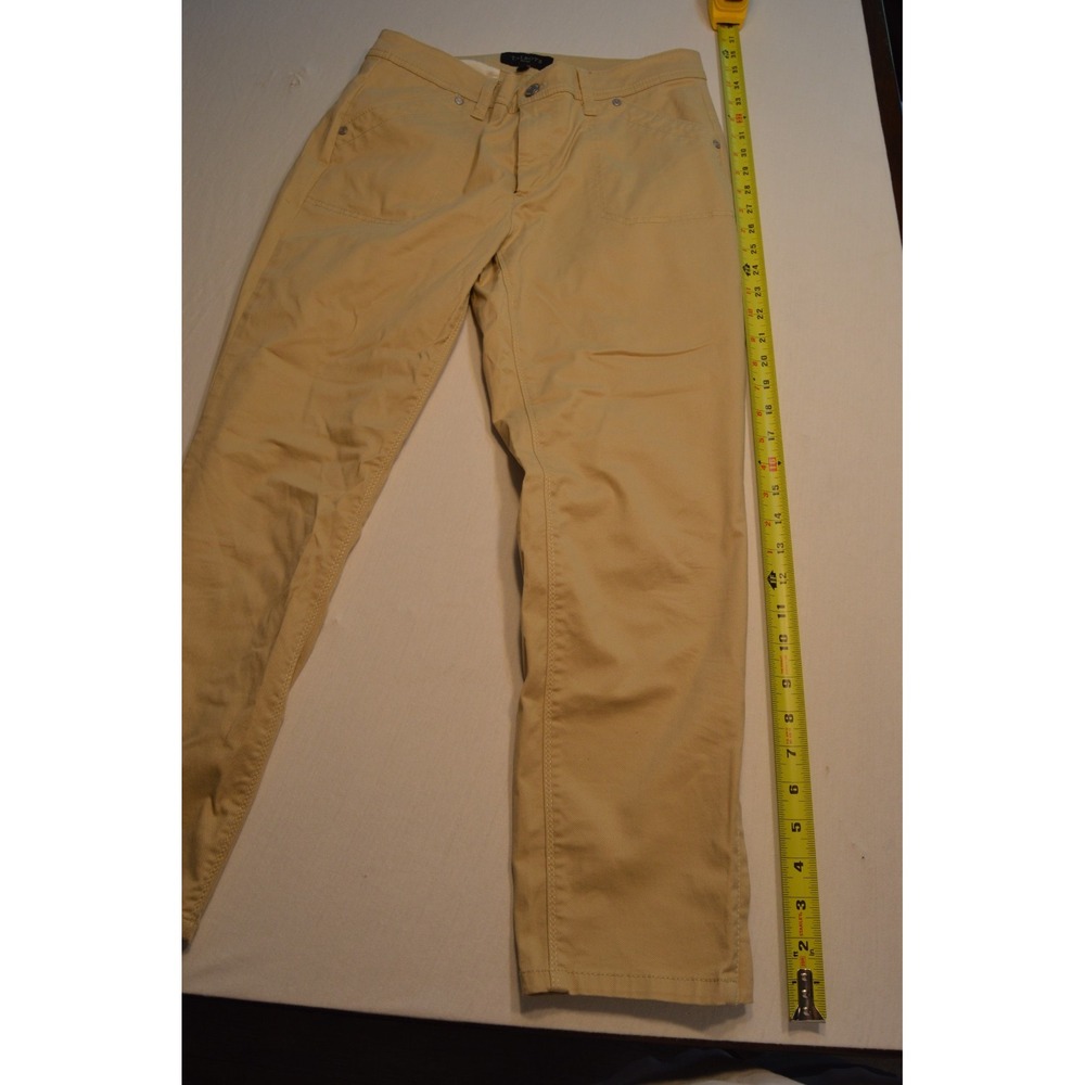 Talbots Khaki Slim Ankle Pant Women Modern Cut Stylish - Size 6P